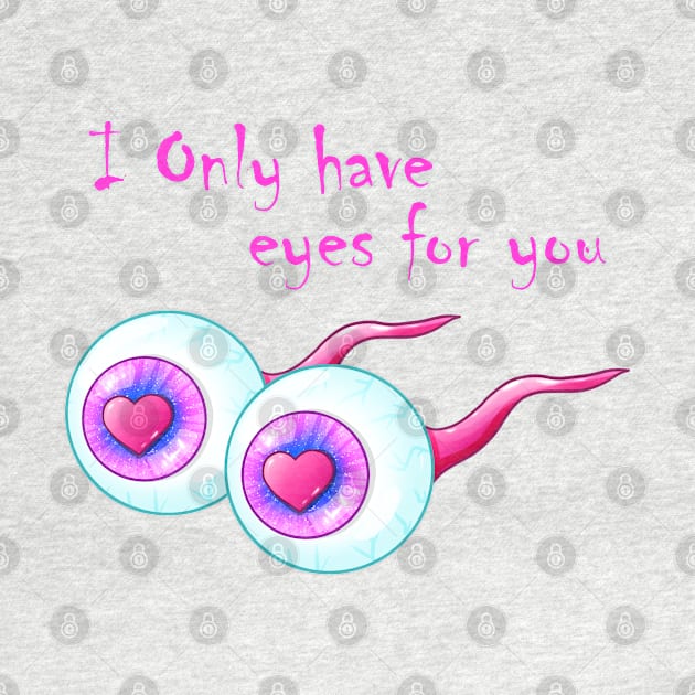 Pastel Goth Anatomical Eyes Valentine by Wanderer Bat